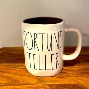 RARE! Rae Dunn FORTUNE TELLER Halloween Mug